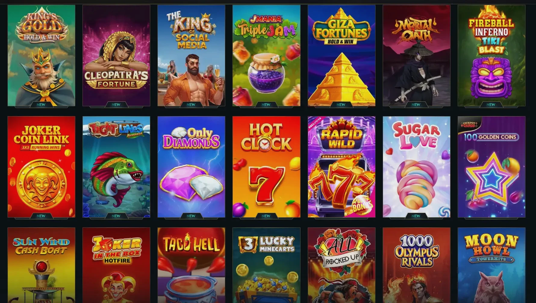 Dendera Casino Spielübersicht 2026