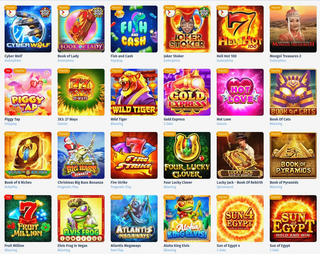 Dendera Casino App Benutzeroberfläche auf Smartphone